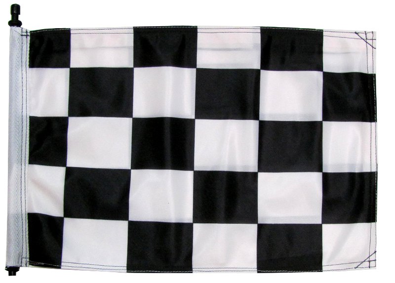 Black and White checker atv flag