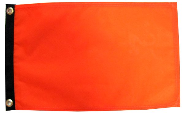 Orange Mesh Safety flag